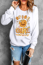 Load image into Gallery viewer, Round Neck Long Sleeve SPICE GIRL Graphic Sweatshirt
