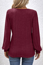 Last inn bildet i Galleri-visningsprogrammet, Square Neck Puff Sleeve Blouse
