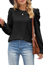 Last inn bildet i Galleri-visningsprogrammet, Round Neck Puff Sleeve Blouse
