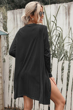 Load image into Gallery viewer, Double Take Button Down Long Sleeve Longline Cardigan
