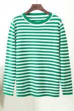 Last inn bildet i Galleri-visningsprogrammet, Striped Round Neck Long Sleeve Sweater
