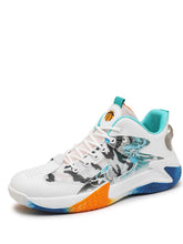 Last inn bildet i Galleri-visningsprogrammet, Men Camo Chinese Dragon Pattern Lace up Front Basketball Shoes
