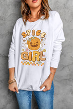 Load image into Gallery viewer, Round Neck Long Sleeve SPICE GIRL Graphic Sweatshirt
