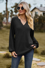 Last inn bildet i Galleri-visningsprogrammet, Notched Neck Raglan Sleeve Blouse
