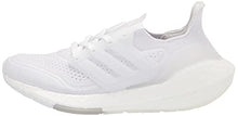 Load image into Gallery viewer, adidas Women&#39;s Ultra boost 21 Running Shoes, White/White/Grey, 7.5
