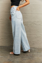 Load image into Gallery viewer, Distressed Wide Leg Jeans
