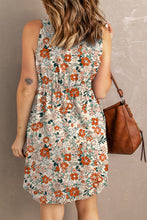 Last inn bildet i Galleri-visningsprogrammet, Printed Button Down Sleeveless Magic Dress
