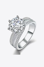 Load image into Gallery viewer, Adored 3 Carat Moissanite Three-Layer Ring
