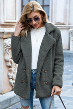 Load image into Gallery viewer, Full Size Lapel Collar Sherpa Coat
