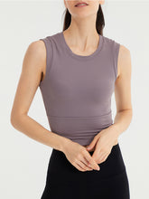 Last inn bildet i Galleri-visningsprogrammet, Round Neck Sleeveless Sports Tank Top
