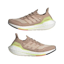 Load image into Gallery viewer, adidas Women&#39;s Ultra boost 21 Running Shoes, White/White/Grey, 7.5
