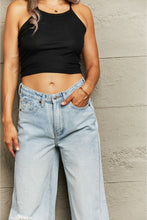 Load image into Gallery viewer, Distressed Wide Leg Jeans
