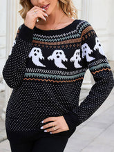 Load image into Gallery viewer, Ghost Round Neck Sweater
