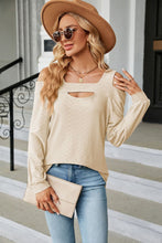 Last inn bildet i Galleri-visningsprogrammet, Cold Shoulder Square Neck Cutout Blouse
