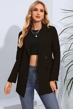 Load image into Gallery viewer, Lapel Neck Long Sleeve Blazer with Pockets
