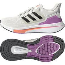 Load image into Gallery viewer, adidas Women&#39;s EQ21 Running Shoe, Magic Mauve/Iron Metallic/Legacy Purple, 9.5
