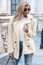 Load image into Gallery viewer, Full Size Lapel Collar Sherpa Coat
