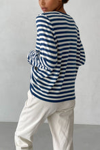 Last inn bildet i Galleri-visningsprogrammet, Striped Round Neck Long Sleeve Sweater
