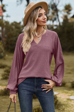 Last inn bildet i Galleri-visningsprogrammet, Notched Neck Raglan Sleeve Blouse
