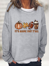 Load image into Gallery viewer, Full Size IT&#39;S GAME DAY Y&#39;ALL Graphic Sweatshirt
