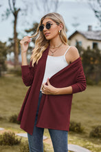 Load image into Gallery viewer, Open Front Long Sleeve Cardigan
