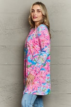 Last inn bildet i Galleri-visningsprogrammet, Double Take Floral Open Front Long Sleeve Cardigan
