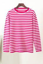 Last inn bildet i Galleri-visningsprogrammet, Striped Round Neck Long Sleeve Sweater
