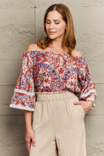 Last inn bildet i Galleri-visningsprogrammet, Off Shoulder Bohemian Style Blouse
