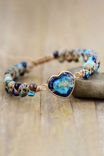 Load image into Gallery viewer, Handmade Heart Shape Natural Stone Bracelet
