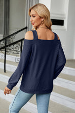 Last inn bildet i Galleri-visningsprogrammet, Cold Shoulder Square Neck Cutout Blouse
