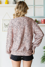 Last inn bildet i Galleri-visningsprogrammet, Leopard Print Round Neck Long Sleeve Sweatshirt
