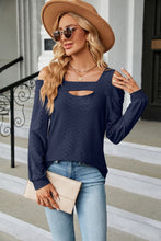 Last inn bildet i Galleri-visningsprogrammet, Cold Shoulder Square Neck Cutout Blouse
