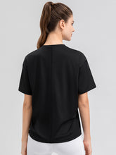 Load image into Gallery viewer, Round Neck Short Sleeve Active Top
