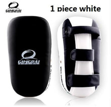 Load image into Gallery viewer, Muay Thai TKD Punching Curve and Leather Sanda Taekwondo Kick Boxing Foot and Hand Guards
