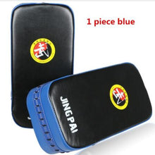 Load image into Gallery viewer, Muay Thai TKD Punching Curve and Leather Sanda Taekwondo Kick Boxing Foot and Hand Guards
