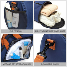 Last inn bildet i Galleri-visningsprogrammet, Women&#39;s Yoga Sport Bag Wet &amp; Dry Design Sport Bag Water Resistant Fitness Bag
