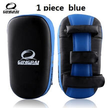 Load image into Gallery viewer, Muay Thai TKD Punching Curve and Leather Sanda Taekwondo Kick Boxing Foot and Hand Guards
