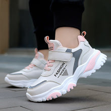 Load image into Gallery viewer, Fashion Girls Winter Spring Leather Shoes Boys Pink Sneakers For School Size 28-37
