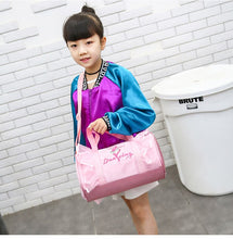 Load image into Gallery viewer, Kids Bag Gym Ballet Gymnastics Yoga Dance Girls Bag Large Capacity Canvas Handbag
