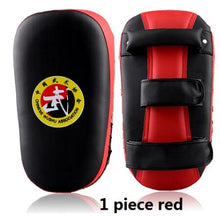 Load image into Gallery viewer, Muay Thai TKD Punching Curve and Leather Sanda Taekwondo Kick Boxing Foot and Hand Guards
