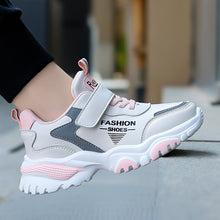 Load image into Gallery viewer, Fashion Girls Winter Spring Leather Shoes Boys Pink Sneakers For School Size 28-37
