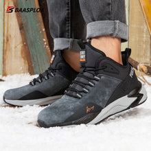 Load image into Gallery viewer, Men&#39;s winter sports shoes non-slip waterproof cotton shoes men&#39;s winter walking shoes
