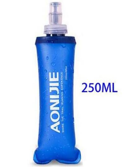 Soft Silicone Water Bottle Collapsible Water Bottles Outdoor Sports Running Running Bag