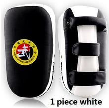 Load image into Gallery viewer, Muay Thai TKD Punching Curve and Leather Sanda Taekwondo Kick Boxing Foot and Hand Guards
