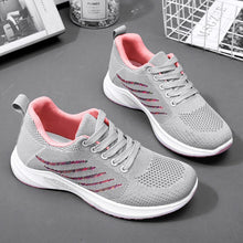 Load image into Gallery viewer, Women&#39;s Vulcanized Shoes Spring Sneakers Weave Breathable Lace Sneakers
