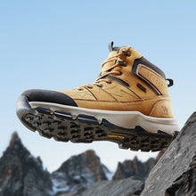 Load image into Gallery viewer, Men&#39;s golden outdoor hiking shoes new non-slip wear-resistant winter sports shoes
