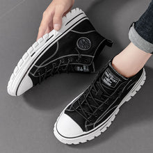 Load image into Gallery viewer, Man&#39;s casual high-top fashion breathable male shoesskate trend tidal canvas shoes
