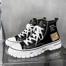 Load image into Gallery viewer, Man&#39;s casual high-top fashion breathable male shoesskate trend tidal canvas shoes
