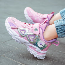 Load image into Gallery viewer, Girls Shoes Pink Sneakers Comfortable PU Leather Toddler Sneakers For Girl
