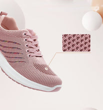 Load image into Gallery viewer, Women&#39;s Vulcanized Shoes Spring Sneakers Weave Breathable Lace Sneakers
